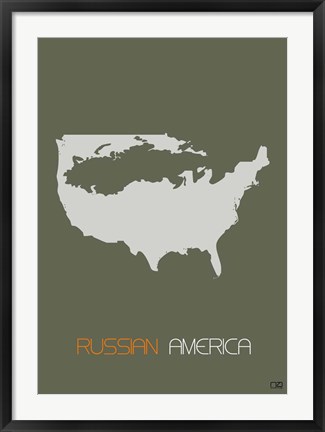 Framed Russian America Print