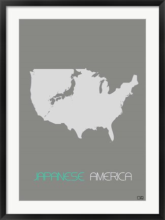 Framed Japanese America Print