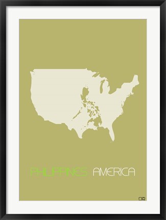 Framed Philippines America Print