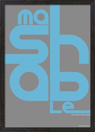 Framed Mashable Print