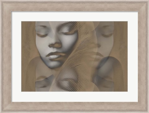 Framed Grey Beauty Print