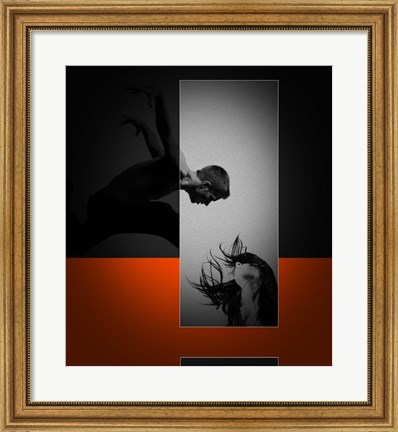 Framed Air Kiss Print