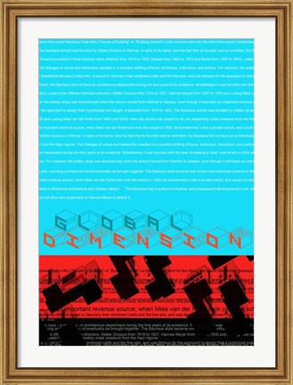 Framed Bauhaus Print