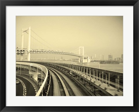 Framed Tokyo Metro Ride Print