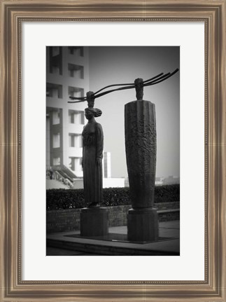 Framed Tokyo City Sculpture Print