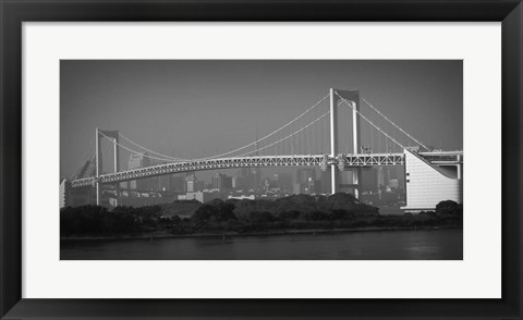 Framed Tokyo Rainbow Bridge Print