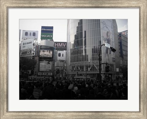 Framed Tokyo Intersection 1 Print