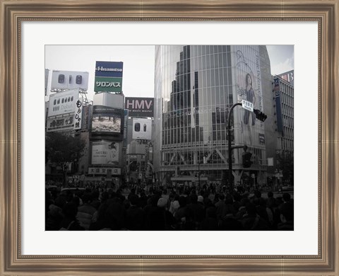 Framed Tokyo Intersection 1 Print