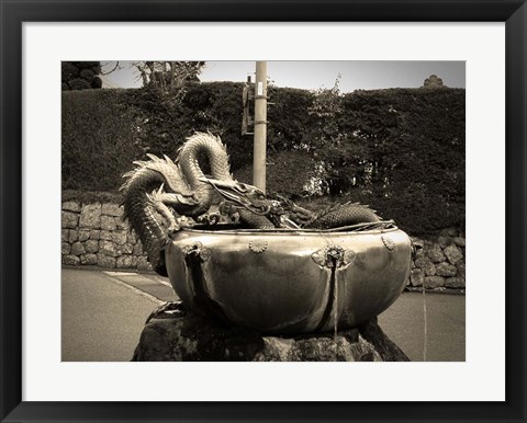 Framed Nikko Fountain Print