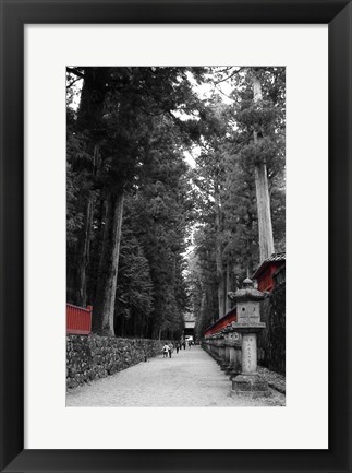 Framed Road To The Temple Print