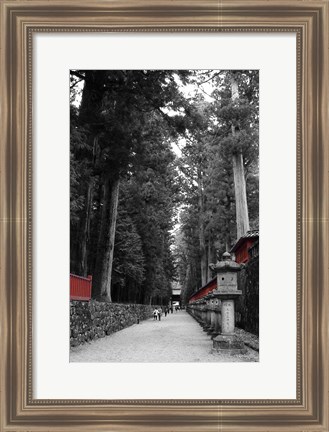 Framed Road To The Temple Print