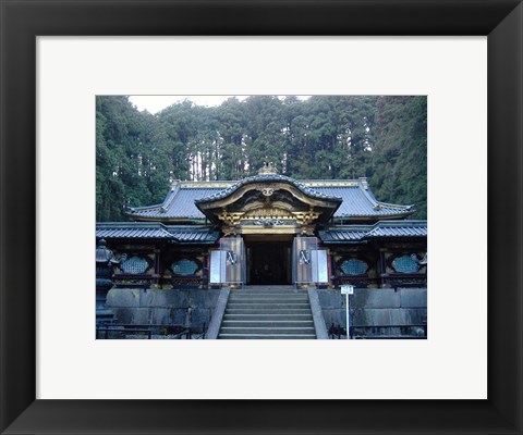 Framed Temple Building Print