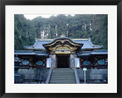 Framed Temple Building Print