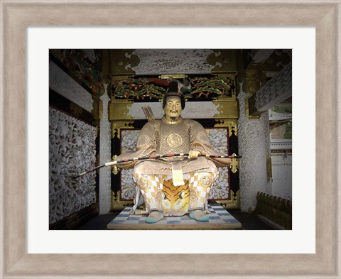 Framed Nikko Golden Sculpture Front Print