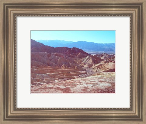 Framed Death Valley Mountains 2 Print