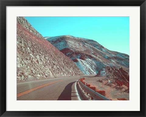 Framed Death Valley Road 1 Print