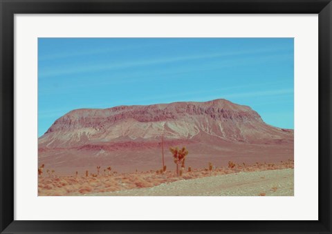 Framed Desert Mountain Print