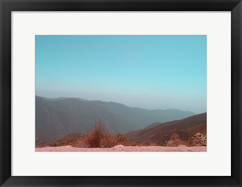 Framed Southern California Mountains 1 Print