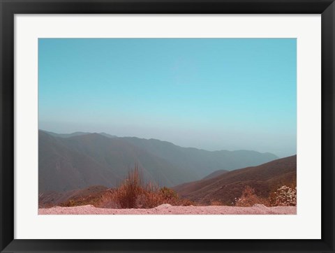 Framed Southern California Mountains 1 Print