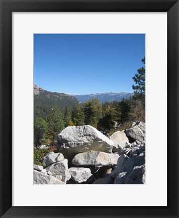 Framed Sierra Nevada Mountains 2 Print