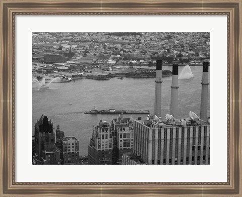 Framed NYC From The Top 4 Print