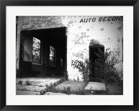 Framed Old Building In Detroit 1 Print