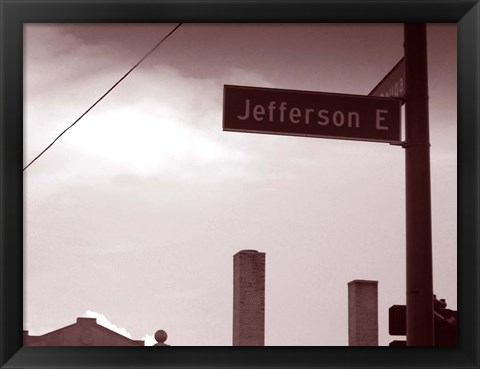 Framed Jefferson Avenue Print