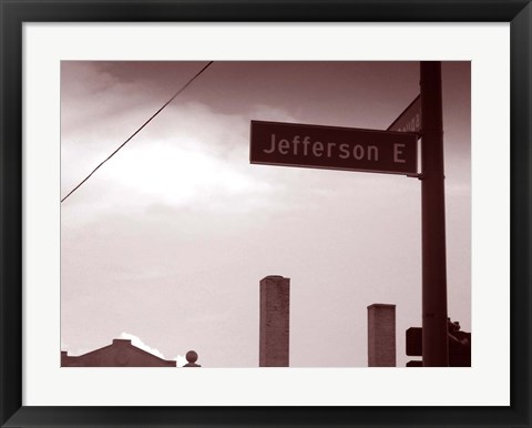 Framed Jefferson Avenue Print