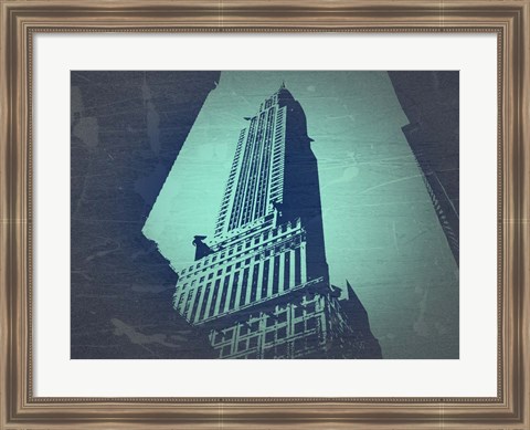 Framed Chrysler Building Print