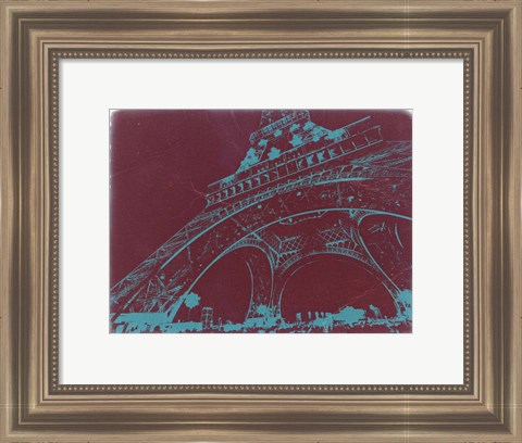 Framed Eiffel Tower Print