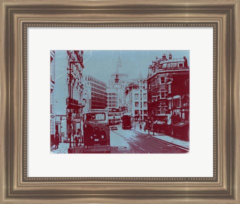 Framed London Fleet Street Print