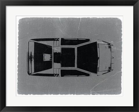 Framed 1972 Maserati Boomerang Print