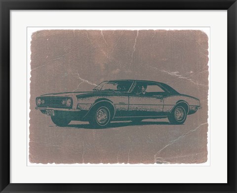 Framed Chevy Camaro Print