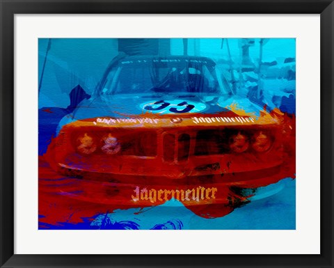 Framed BMW Jagermeister Print