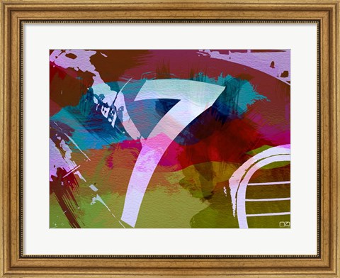 Framed Racing 7 Print