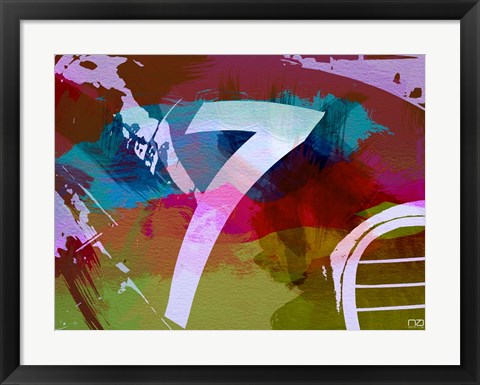 Framed Racing 7 Print