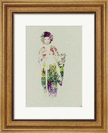 Framed Kimono Dancer 1 Print