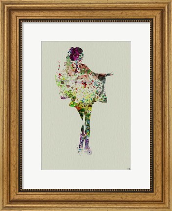 Framed Kimono Dancer 2 Print