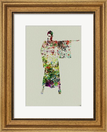 Framed Kimono Dancer 4 Print