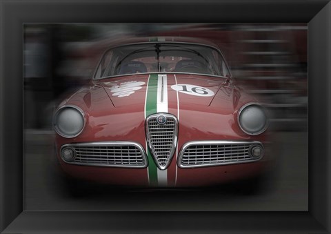 Framed Alfa Romeo Laguna Seca 2 Print