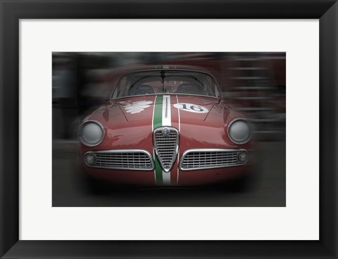 Framed Alfa Romeo Laguna Seca 2 Print