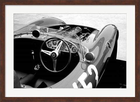 Framed Ferrari Cockpit 1 Print