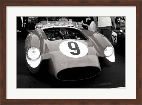 Framed Ferrari Testa Rossa in the Pits Print