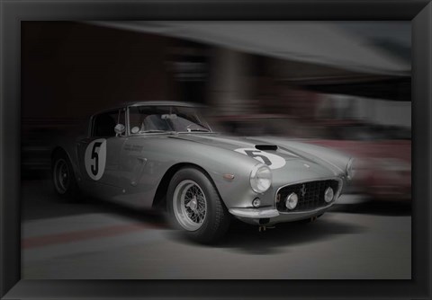 Framed Ferrari 250 GTB Before The Race Print