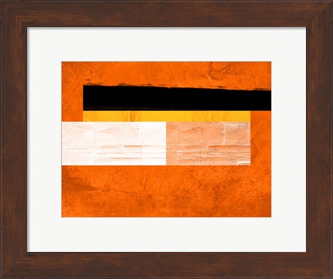 Framed Orange Paper 4 Print