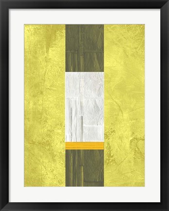 Framed Yellow Mist 2 Print