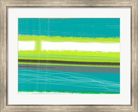 Framed Aquatic Breeze 2 Print
