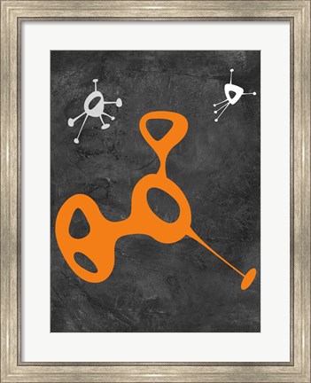 Framed Abstract Splash Theme 12 Print