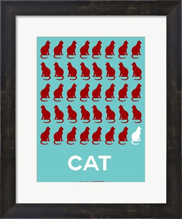 Framed Cat Print