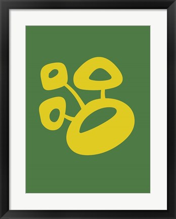 Framed Funny Shape Blum 1 Print